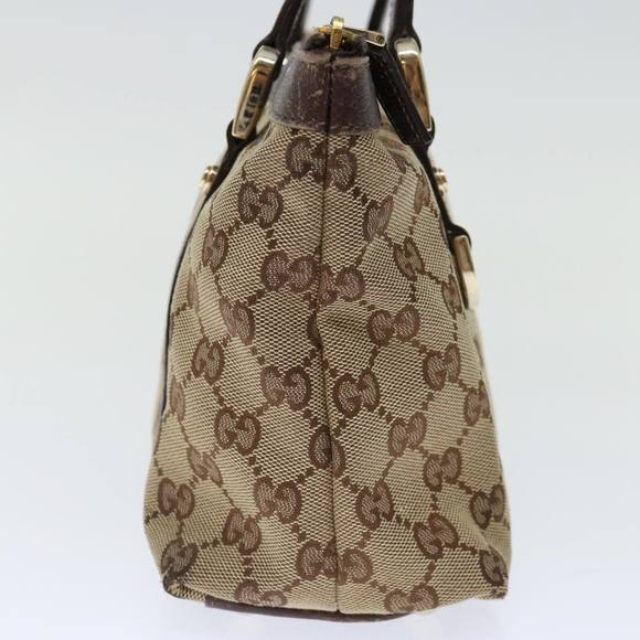GUCCI GG Canvas Hand Bag Beige 141471 Auth ep3861 - Picture 4 of 16